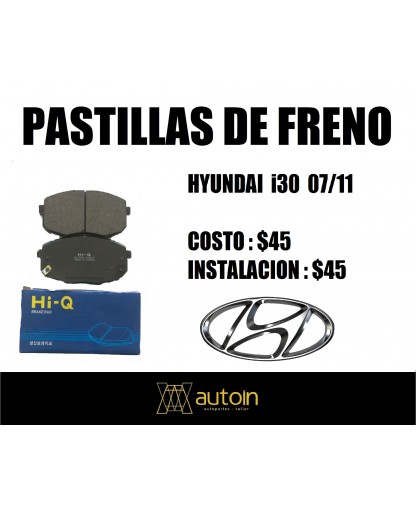 PASTILLAS DE FRENO HYUNDAI i30