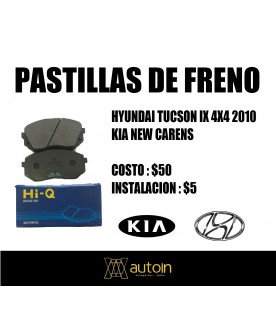 PASTILLAS DE FRENO HYUNDAI...