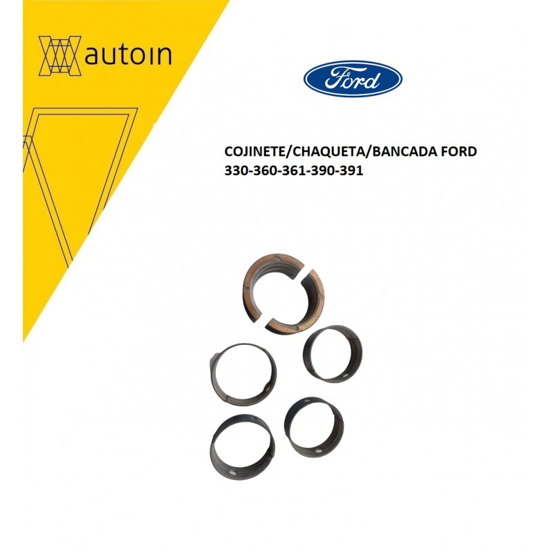 Chaqueta / cojinete de bancada Ford +0.20 / 330-360-361-390-391