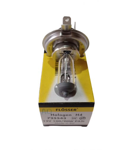 Foco Halogeno H4 12V 100/90W Flosser